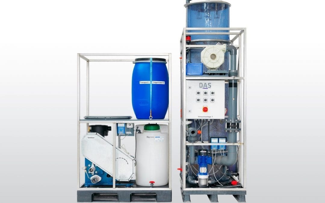 pilot plant for wastewater treatment