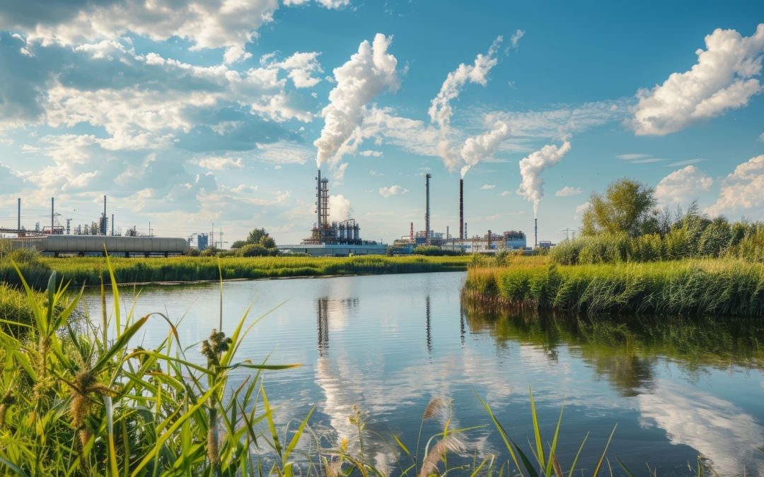 Landscape with industry - Reducing Nitrogen Oxide Emissions (NOx)