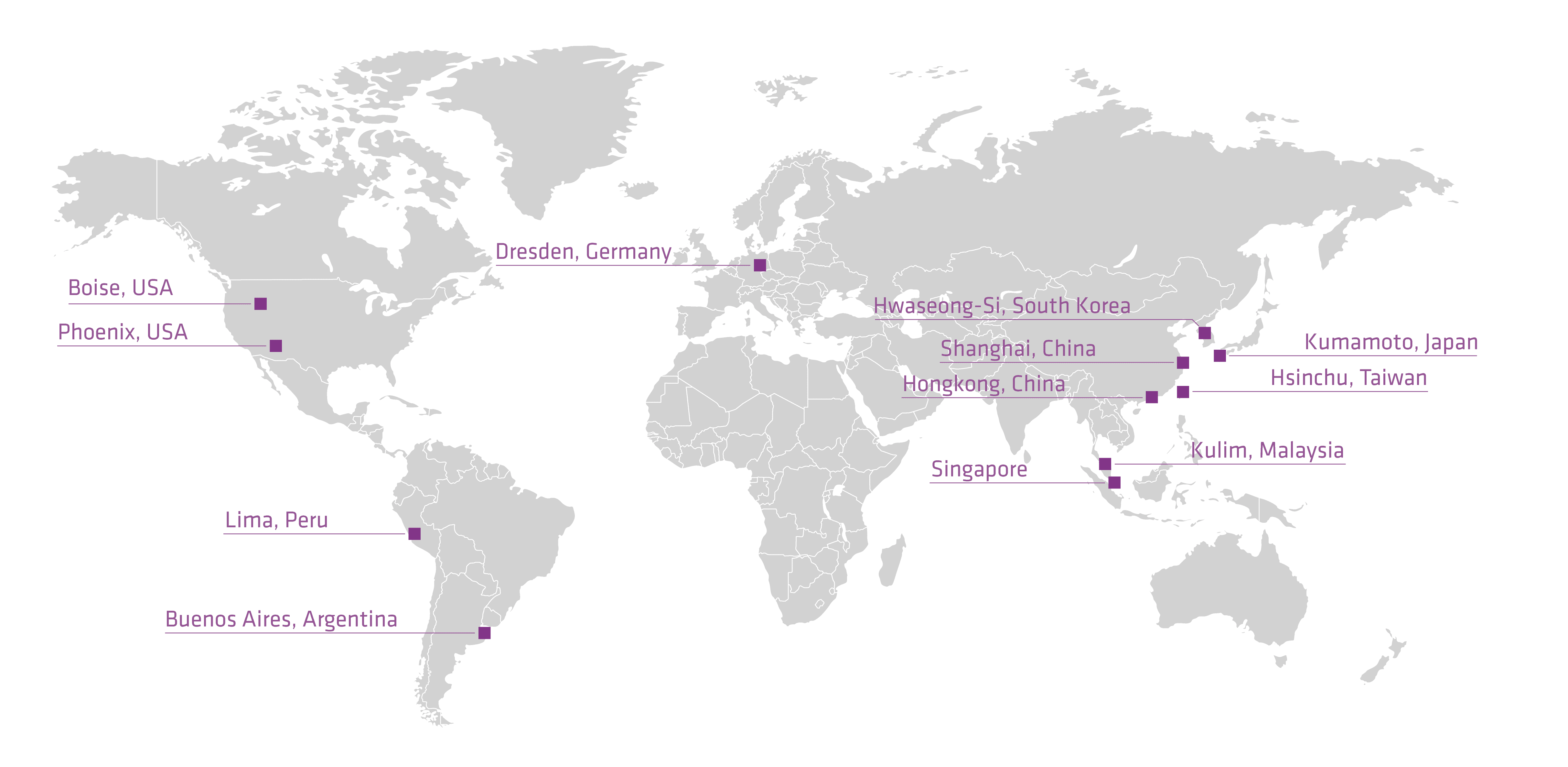 Worldmap DAS Offices 2023