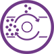Icon Circle Rotary-Dust-Collection Purple 80x80px